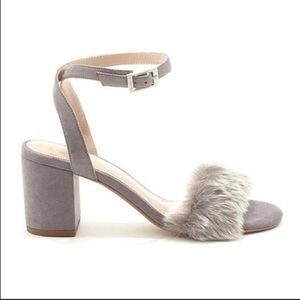 Charles David furry Kandy heels.